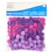 24 Packs: 100 ct. (2,400 total) 1/2&#x22; Mixed Purple Pom Poms By Creatology&#x2122;